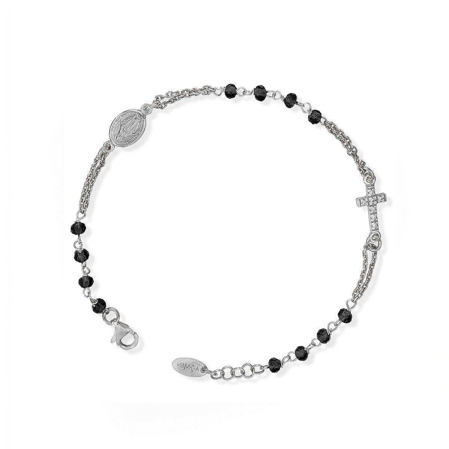 Bracciali Amen | Bracciale Rosario Cristalli Pav