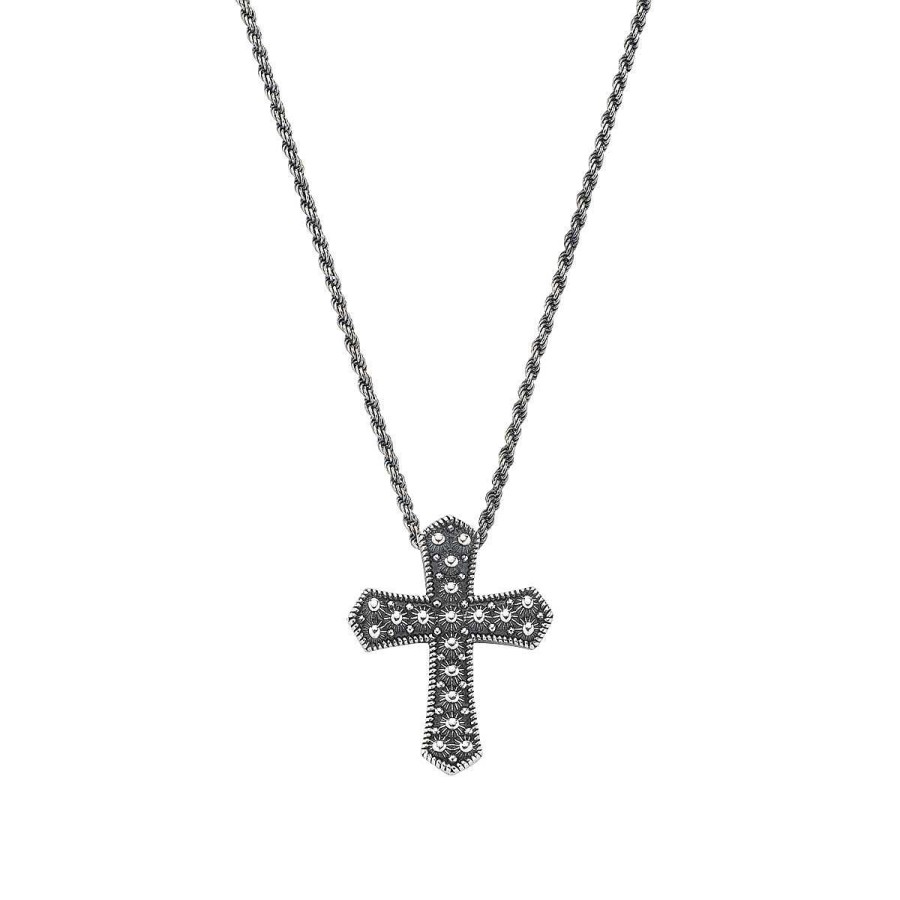 Collane Amen | Collana Brunita Croce Formata