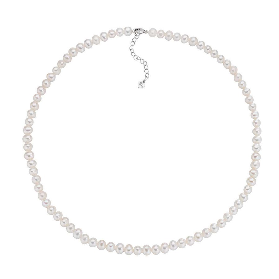 Collane Amen | Collana Girocollo Longuette Con Perle Di Fiume 6 Mm