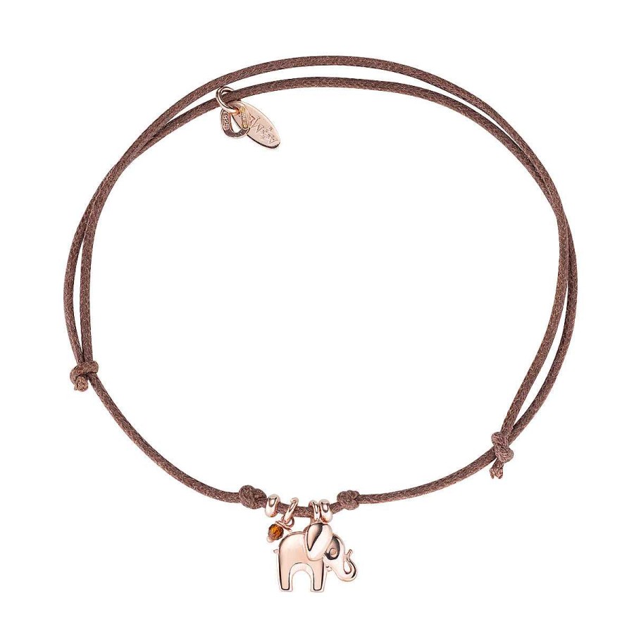 Bracciali Amen | Bracciale Elefante Cordino Cerato