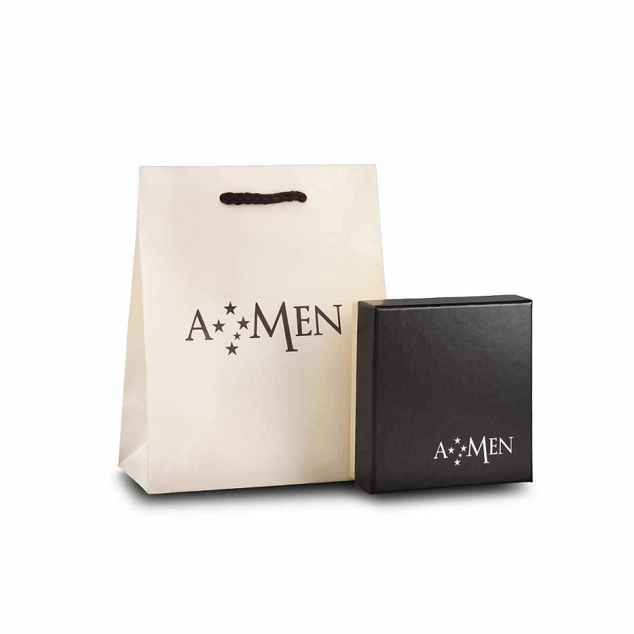 Bracciali Amen | Bracciale Catena Box Rodio