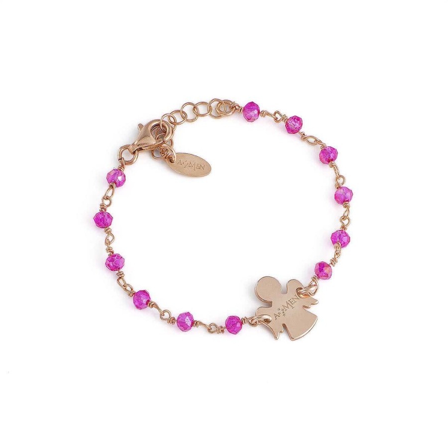 Bracciali Amen | Bracciale Angeli E Cristalli Junior