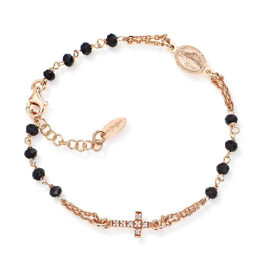 Bracciali Amen | Bracciale Rosario Cristalli Pav