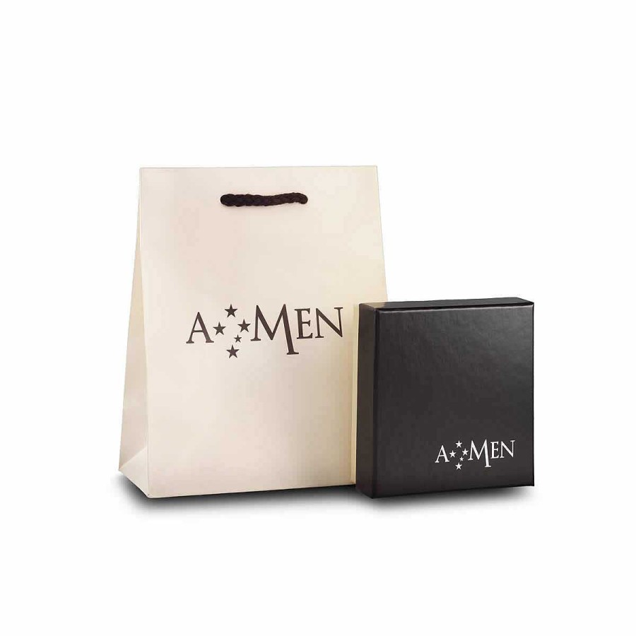 Bracciali Amen | Bracciale Pater Noster Argento Invecchiato